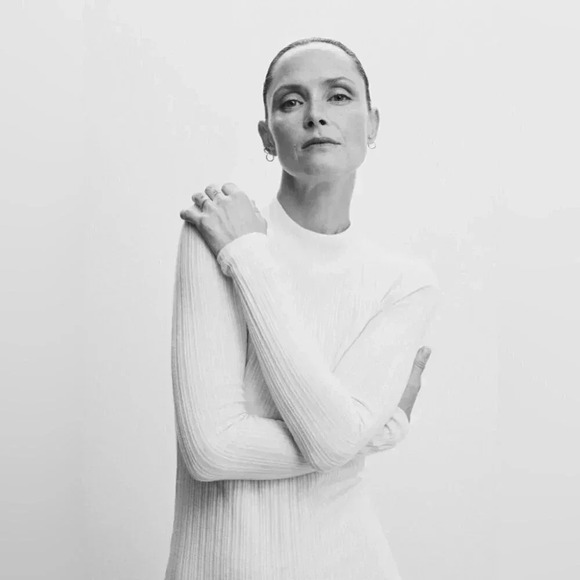 Mango Knitted Fall Mini Dress  in Cream Colour NWT - Picture 5 of 8